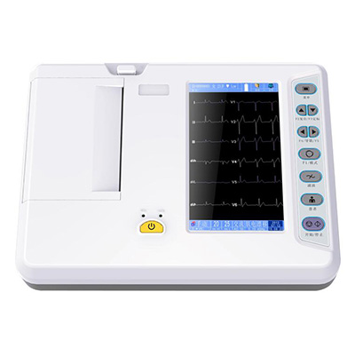 6 Channel ECG Machine With Color Screen